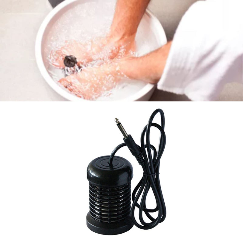 حمام القدم الأيوني، جهاز حمام القدم الأيوني للتخلص من السموم، مجموعة استبدال رؤوس الأيونات لتنظيف فعال مقاوم للصدأ مع 10 لفائف من الفولاذ المقاوم للصدأ مناسبة للرياضيين وعشاق الجمال والمزيد